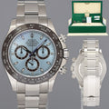 PAPERS 2025 RSC Rolex Daytona 116506 Platinum Glacier Ice Blue Ceramic Watch Box