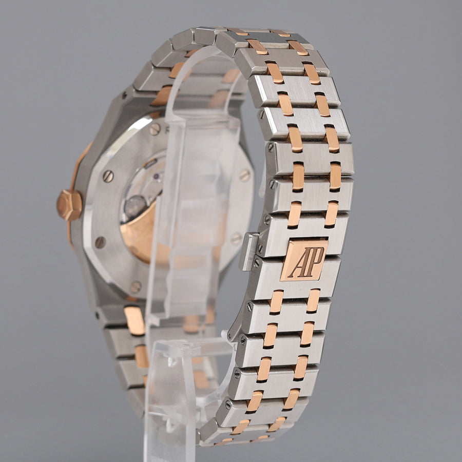 MINT Audemars Piguet Royal Oak 41mm Steel Two Tone Rose Gold 15400SR Watch Box