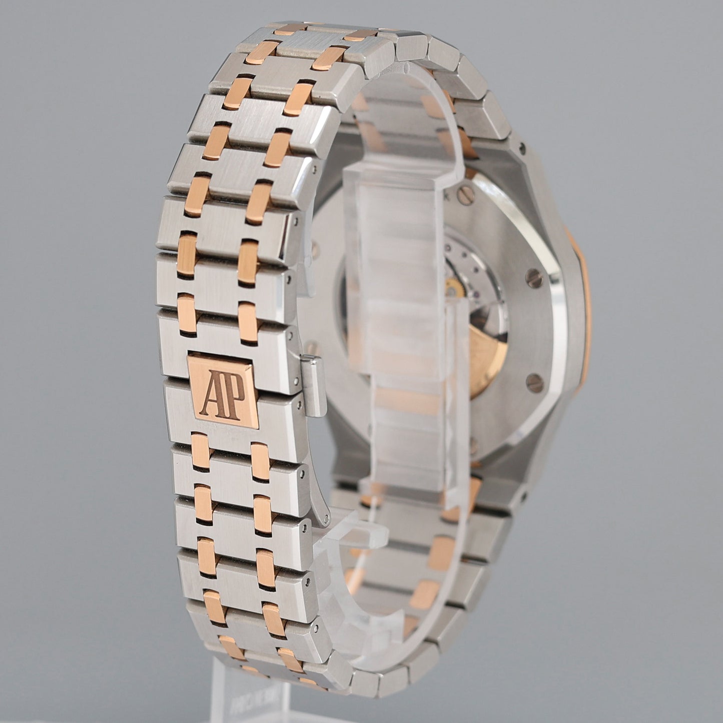 MINT Audemars Piguet Royal Oak 41mm Steel Two Tone Rose Gold 15400SR Watch Box