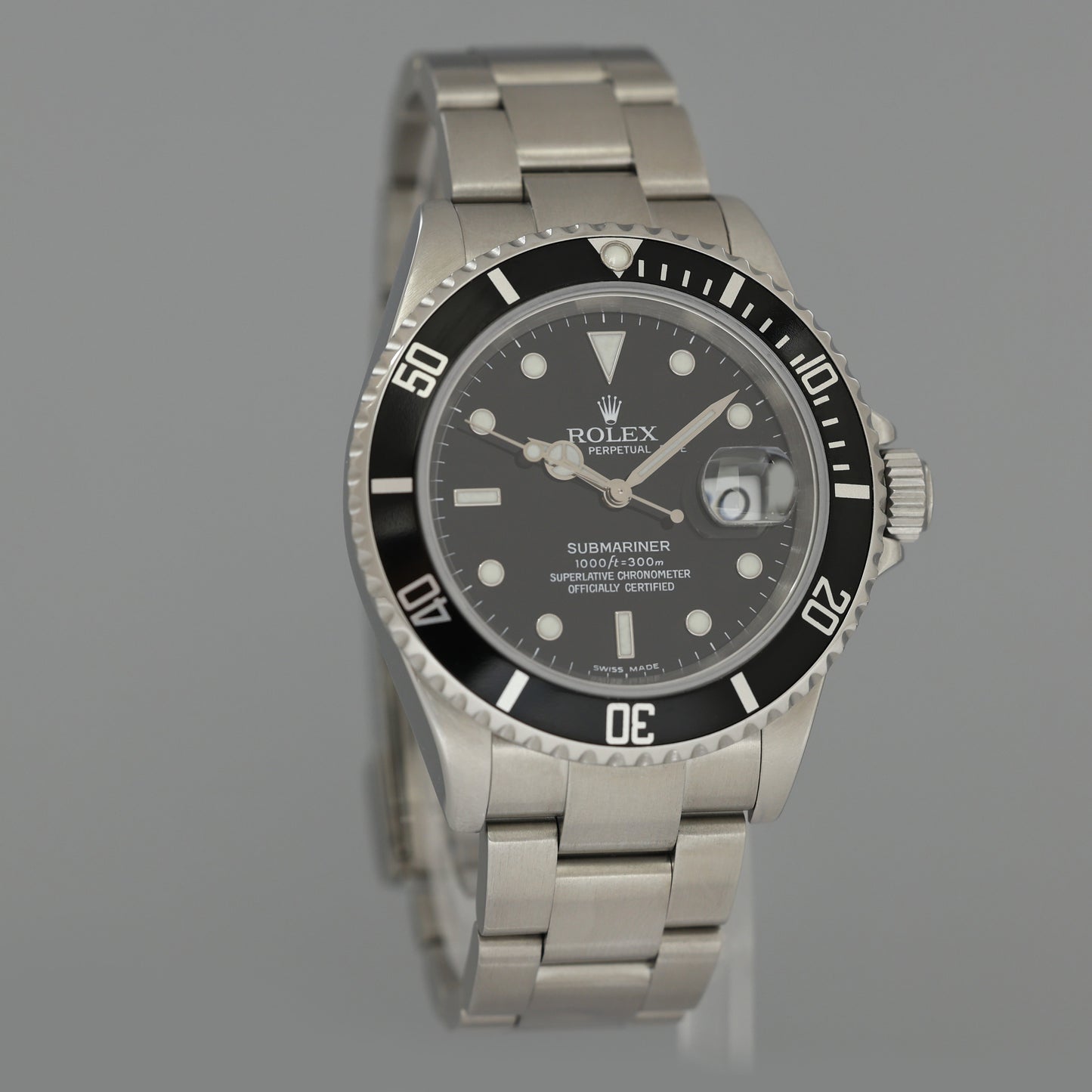 2005 MINT Rolex Submariner Date 16610 Steel Black 40mm Watch Box