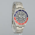 2000 MINT PAPERS Rolex GMT-Master II 2 Pepsi Blue Red Steel 16710BLRO 40mm Watch