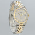MINT PAPERS Rolex DateJust 16233 Rhodium Roman Jubilee Yellow Gold Two Tone Watch