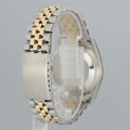 MINT PAPERS Rolex DateJust 16233 Rhodium Roman Jubilee Yellow Gold Two Tone Watch