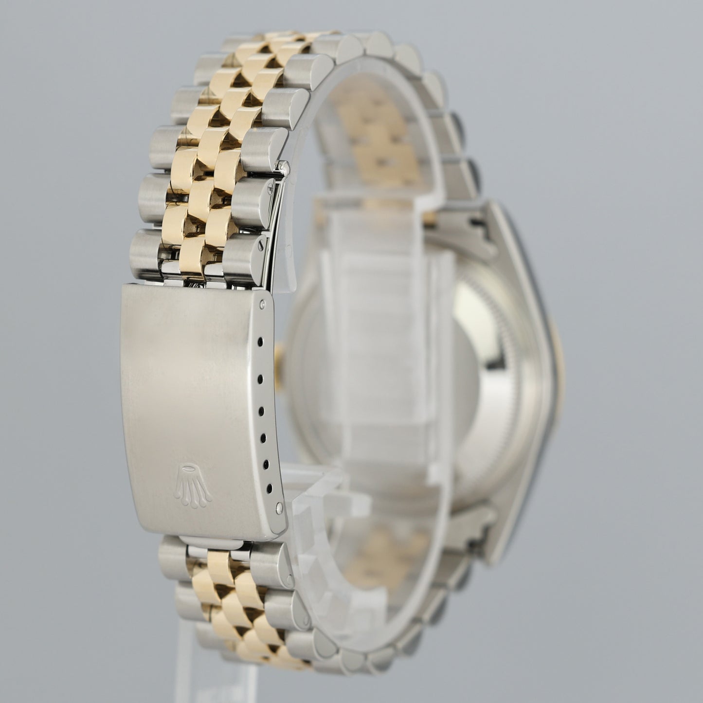 MINT PAPERS Rolex DateJust 16233 Rhodium Roman Jubilee Yellow Gold Two Tone Watch