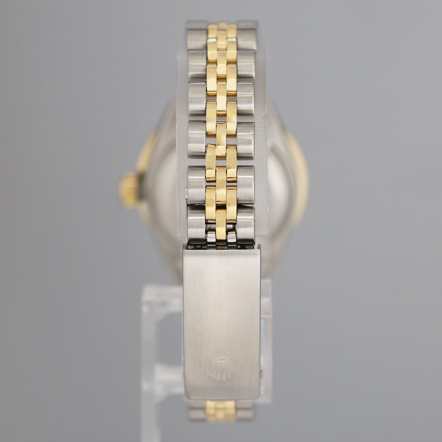 Diamond Ladies Rolex DateJust 26mm 79173 Two Tone 18k Gold Steel Mother of Pearl Watch