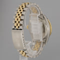 Rolex DateJust 16013 Black Diamond Bezel Two Tone Gold Jubilee Band Watch Box