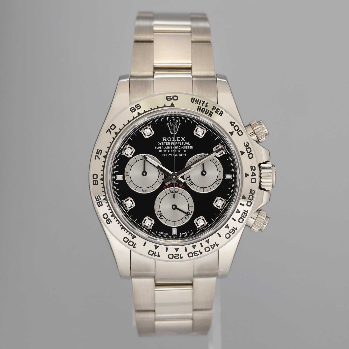 2023 Rolex Daytona Ghost Black Diamond Chronograph 126509 White Gold Watch Box