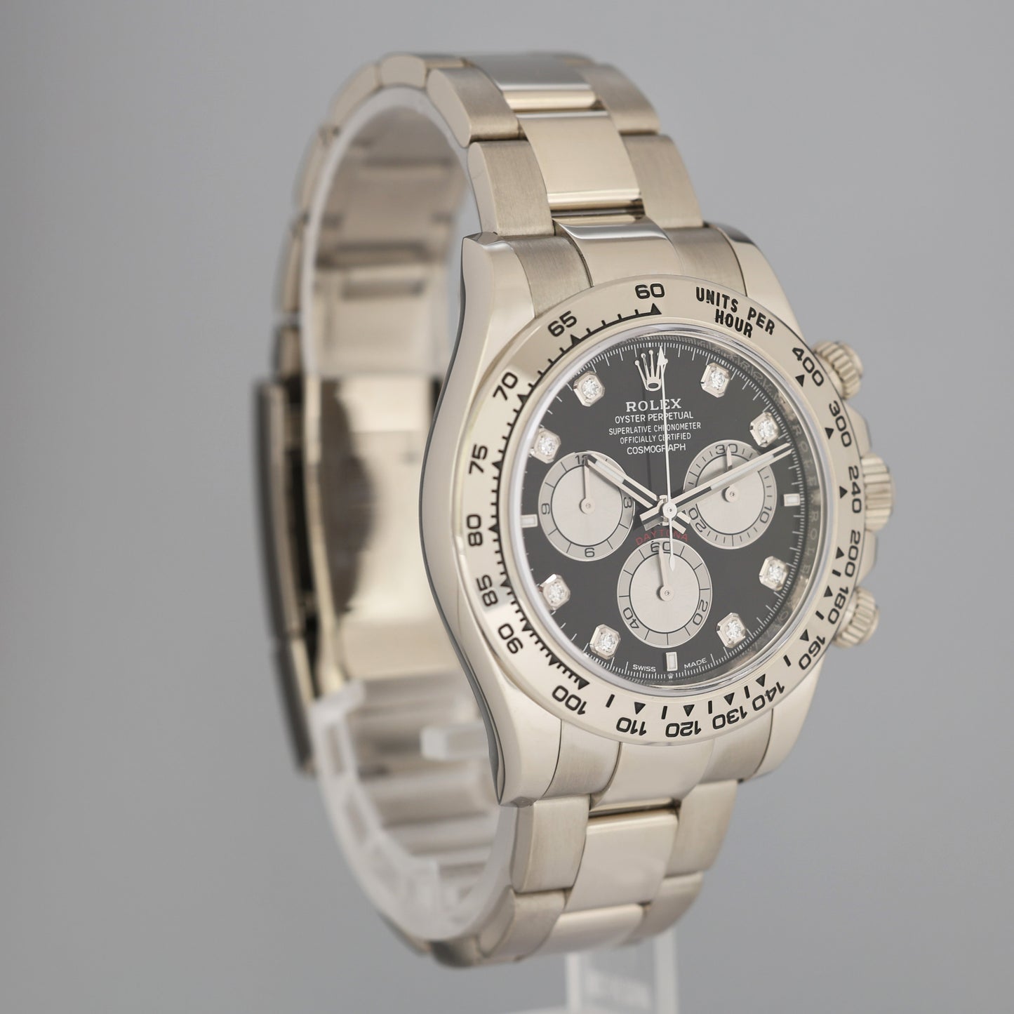 2023 Rolex Daytona Ghost Black Diamond Chronograph 126509 White Gold Watch Box