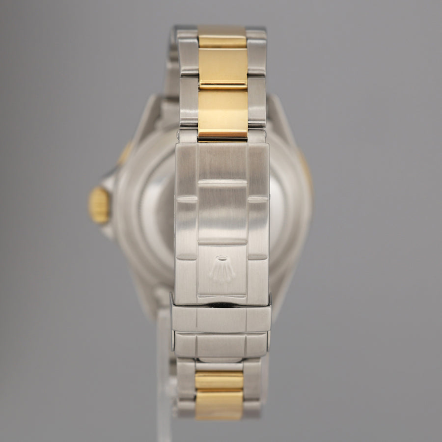 Rolex Submariner 16613LB Gold Steel Two Tone Yellow Gold Sunburst Blue Dial Watch Box