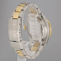 Rolex Submariner 16613LB Gold Steel Two Tone Yellow Gold Sunburst Blue Dial Watch Box