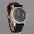 2006 PAPERS Panerai Ferrari FER0004 Steel Chrono Black Dial Watch Box
