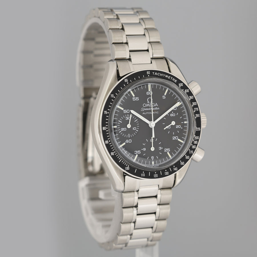 Omega Speedmaster Reduced Black Dial 3510.50.00 Steel Chrono 39mm Watch Box