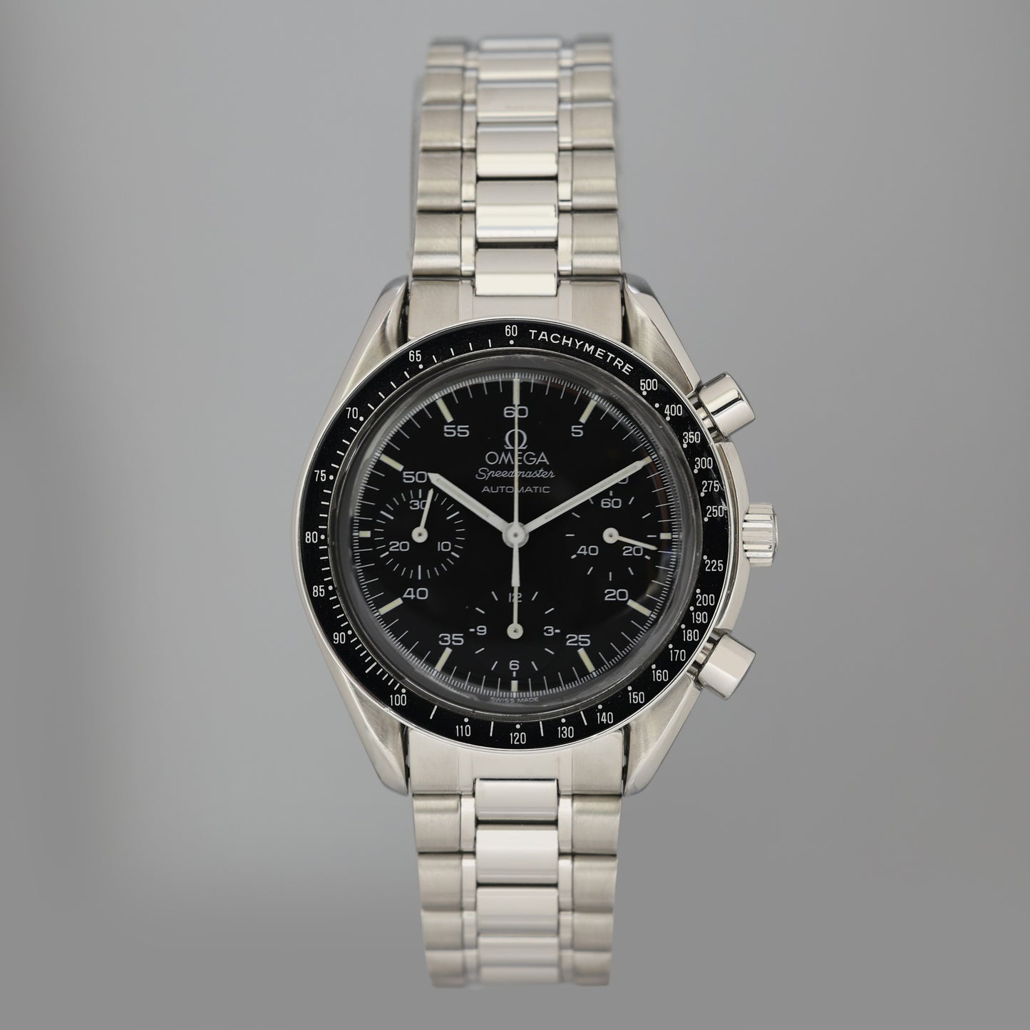Omega Speedmaster Reduced Black Dial 3510.50.00 Steel Chrono 39mm Watch Box