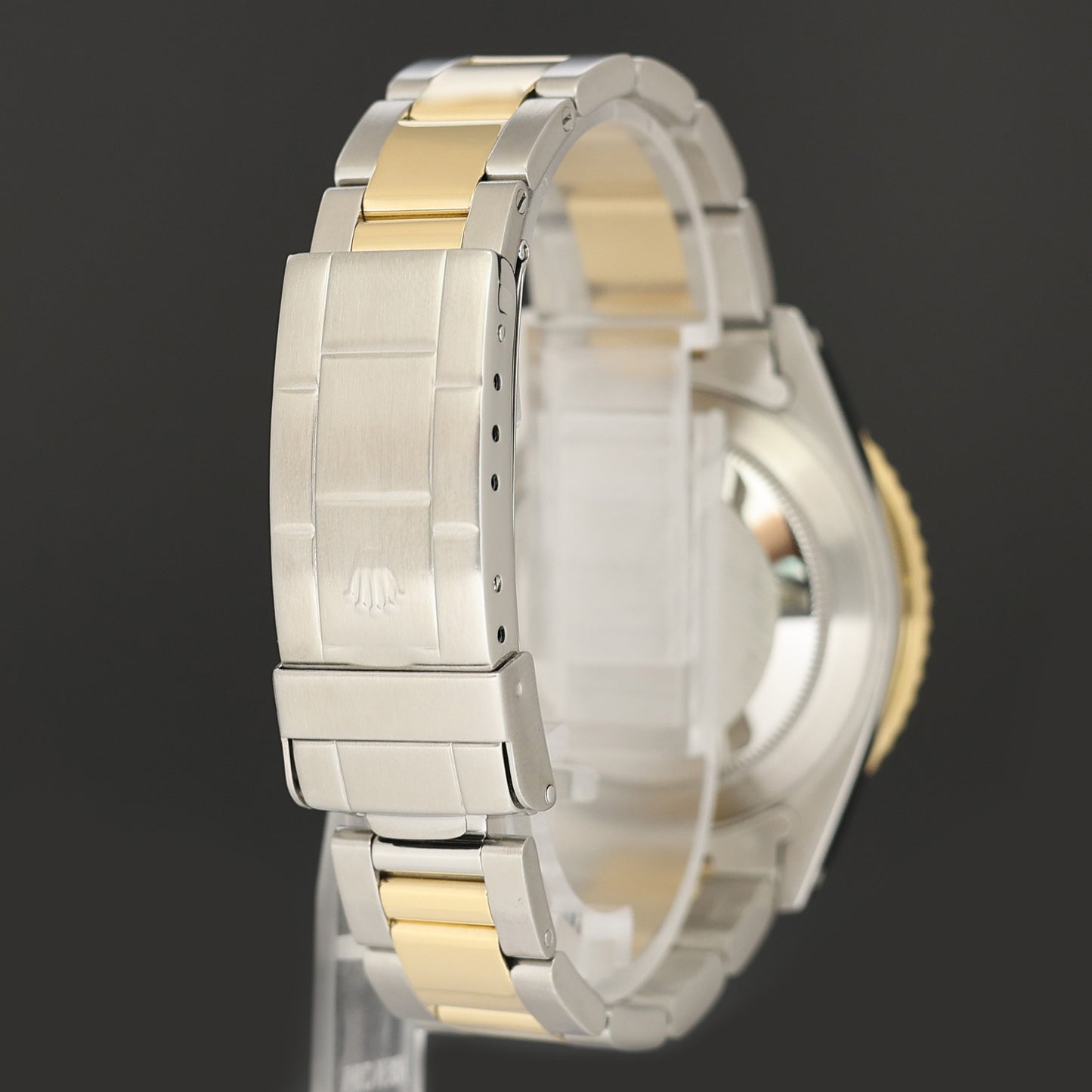 PAPERS Rolex Submariner Date 16803 Two-Tone Yellow Gold Steel Black 40mm Watch Box