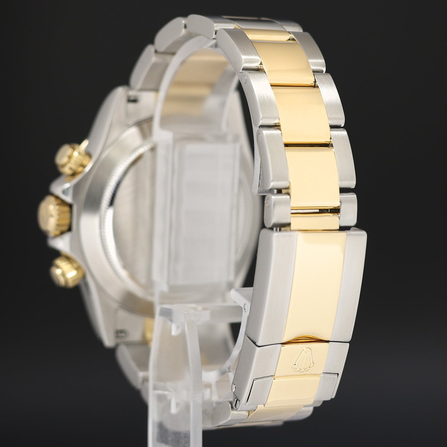 MINT Rolex 116523 Rolex Daytona Two Tone Yellow Gold White Diamond Gold Watch Box
