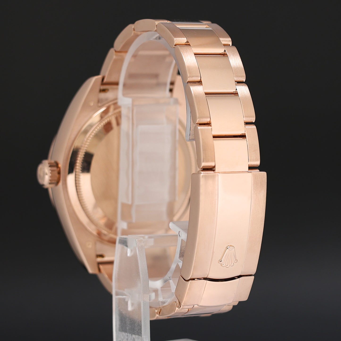 Mint Rolex Sky-Dweller Rose Gold Chocolate Arabic 326935 42mm Watch Box