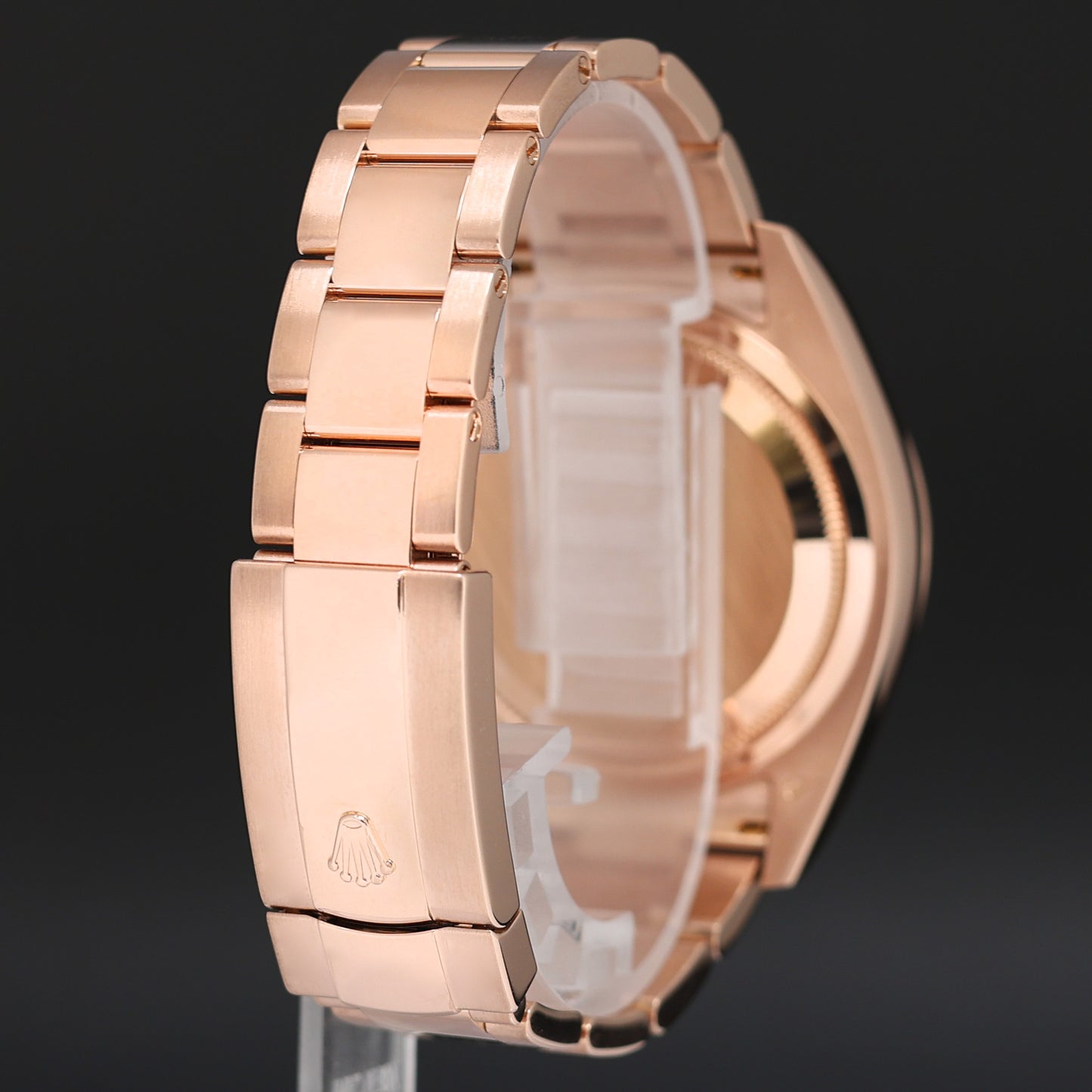 Mint Rolex Sky-Dweller Rose Gold Chocolate Arabic 326935 42mm Watch Box