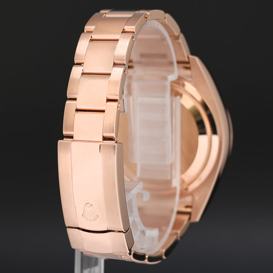 Mint Rolex Sky-Dweller Rose Gold Chocolate Arabic 326935 42mm Watch Box