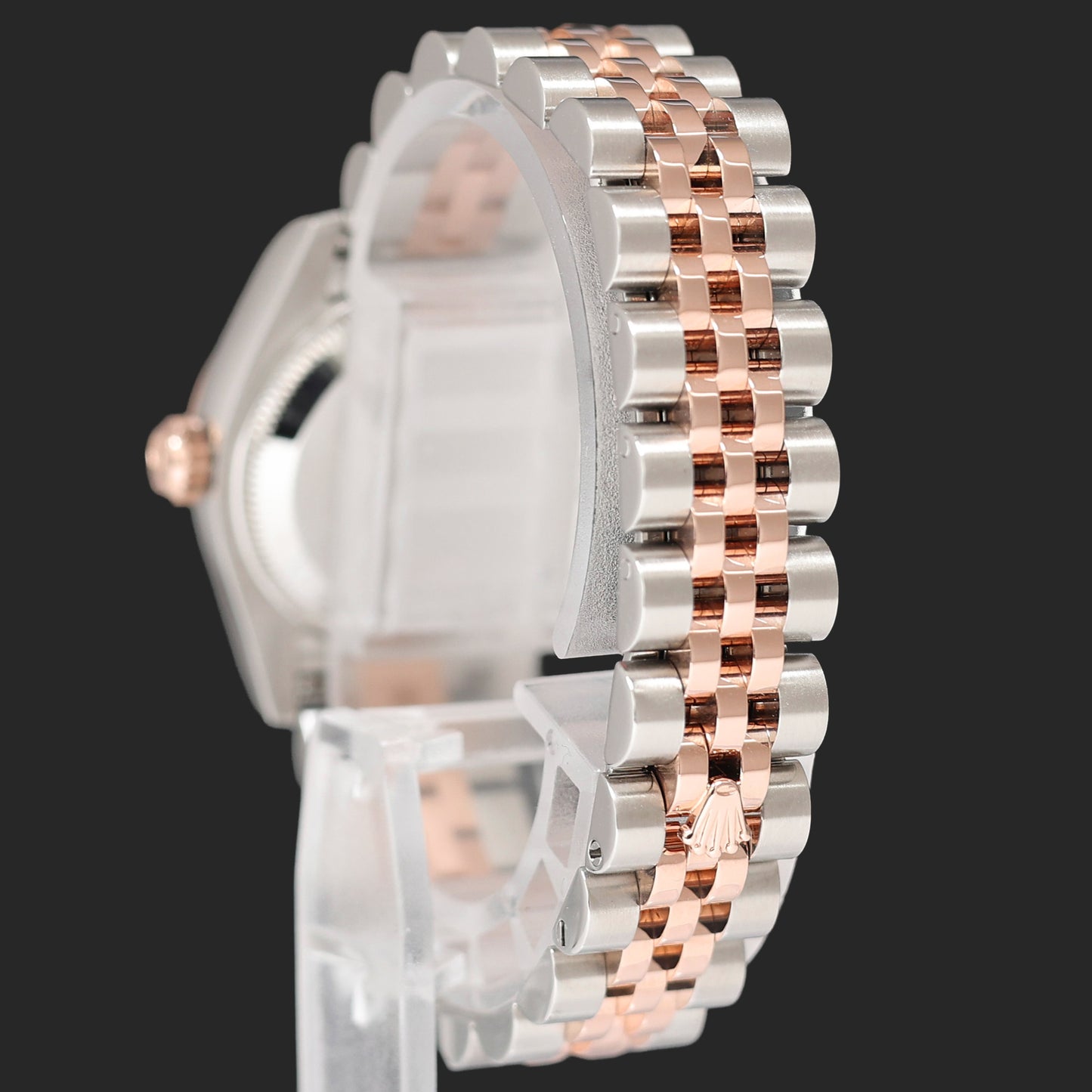 2015 MINT Rolex DateJust 179171 Meteorite Diamond Two-Tone Rose Gold Jubilee Watch