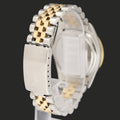 Rolex DateJust 16013 Purple Diamond Bezel Two Tone Yellow Gold Jubilee Band Watch Box