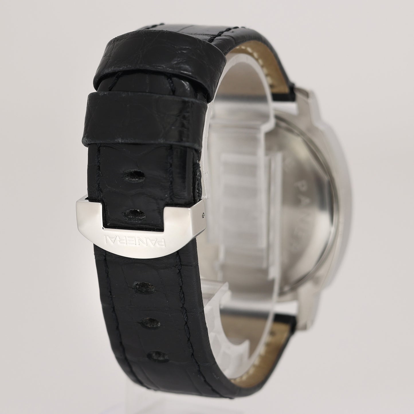 MINT Panerai PAM00027 Luminor 44mm Power Reserve Steel Leather Watch Box