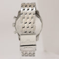 PAPERS Breitling Navitimer World A24322 46mm Black Steel Chrono GMT Watch Box