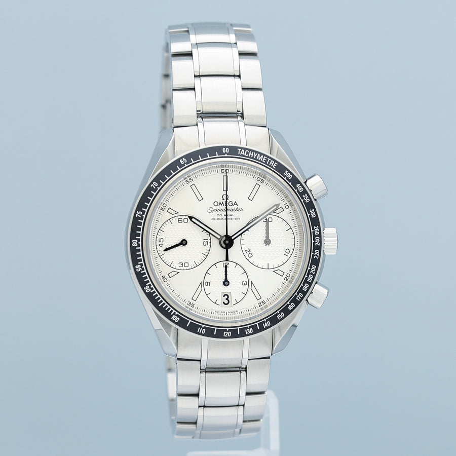 Papers OMEGA 326.30.40.50.02.001 Speedmaster Racing 40mm Chronograph Automatic Steel Box