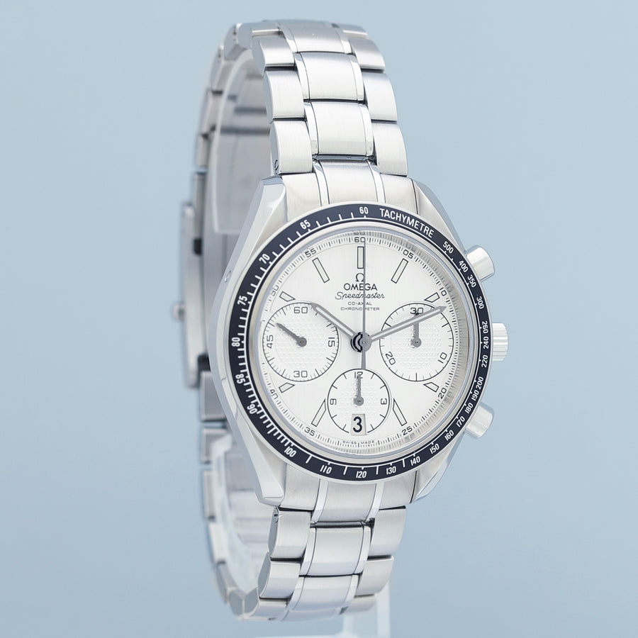 Papers OMEGA 326.30.40.50.02.001 Speedmaster Racing 40mm Chronograph Automatic Steel Box