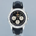 MINT Breitling Navitimer 01 B01 Chronograph 43mm Black AB0120 Strap
