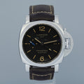 MINT Panerai Luminor 1950 GMT 42mm Steel Watch PAM01535 PAM 1535 Watch Box
