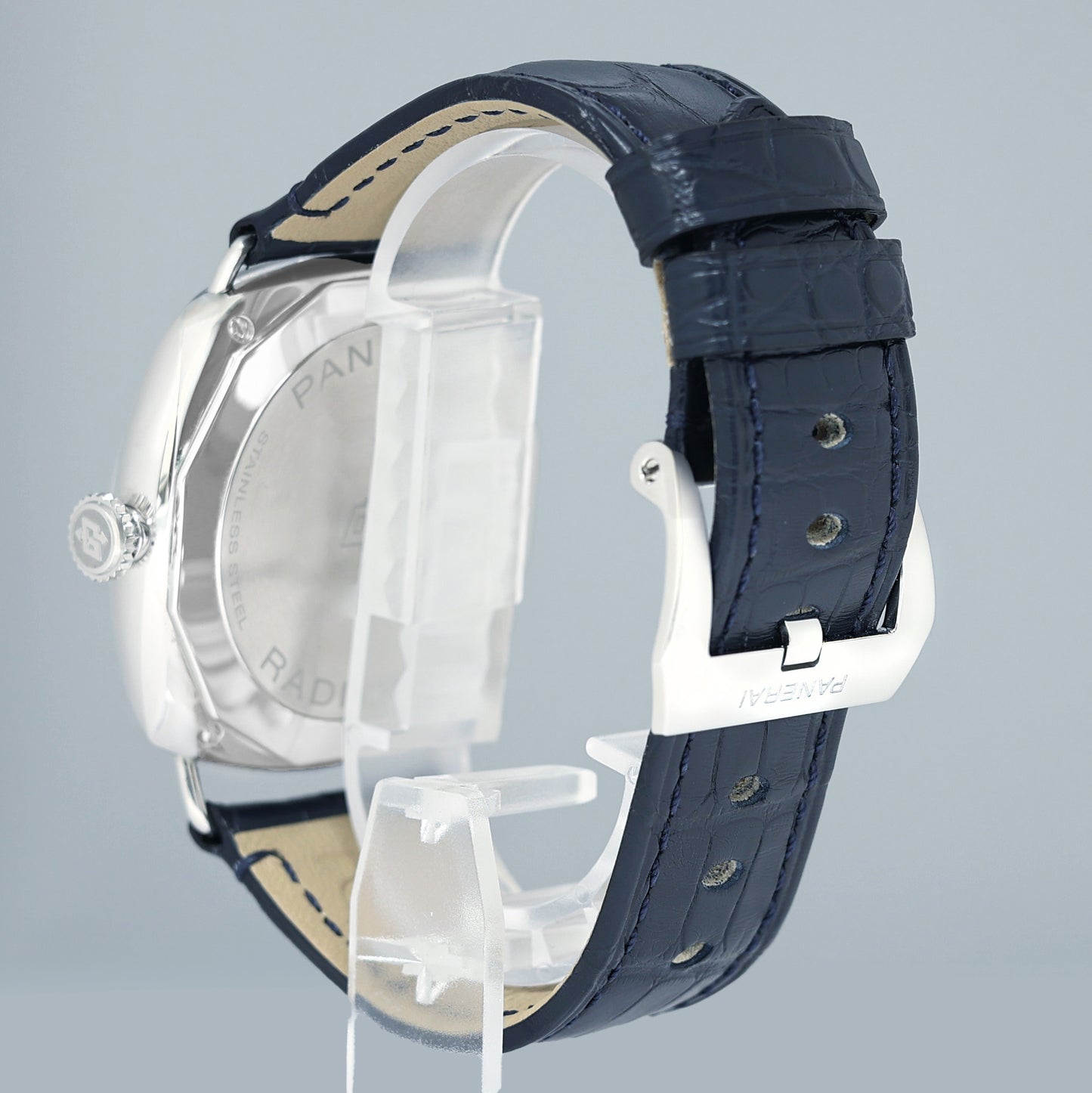 NEW PAPERS Panerai Radiomir 45mm PAM01383 Blue PAM 1383 Stainless Steel Men's Watch Box