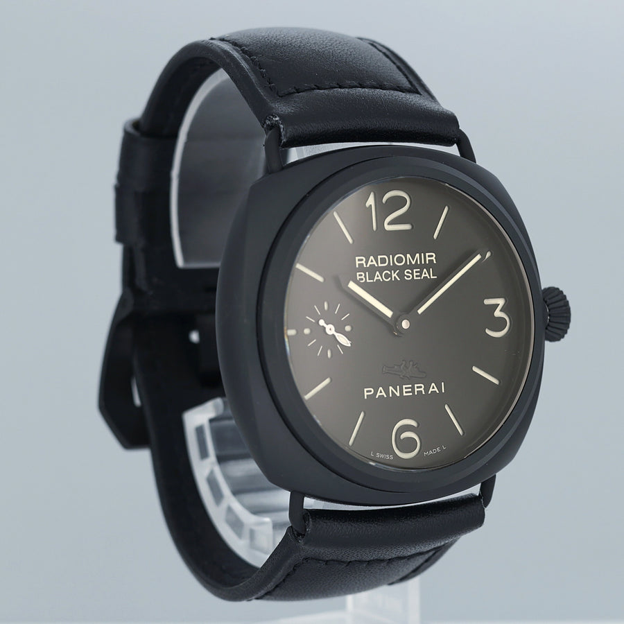 PAPERS MINT Panerai Radiomir 45mm Ceramic Torpedo Black Seal PAM00292 Watch Box