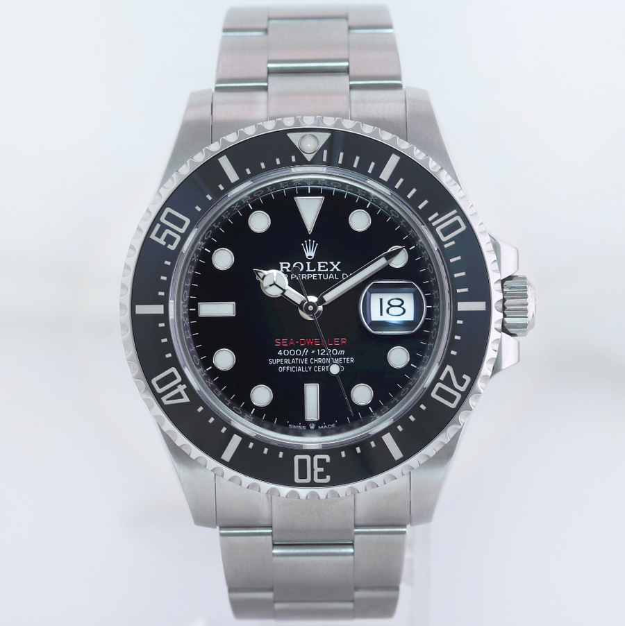 2018 MINT PAPERS Rolex Red Seadweller SD43 126600 43mm Mark 2 Watch Box