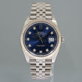 PAPERS MINT Rolex DateJust 41 Blue Diamond Jubilee Fluted 126334 Watch Box
