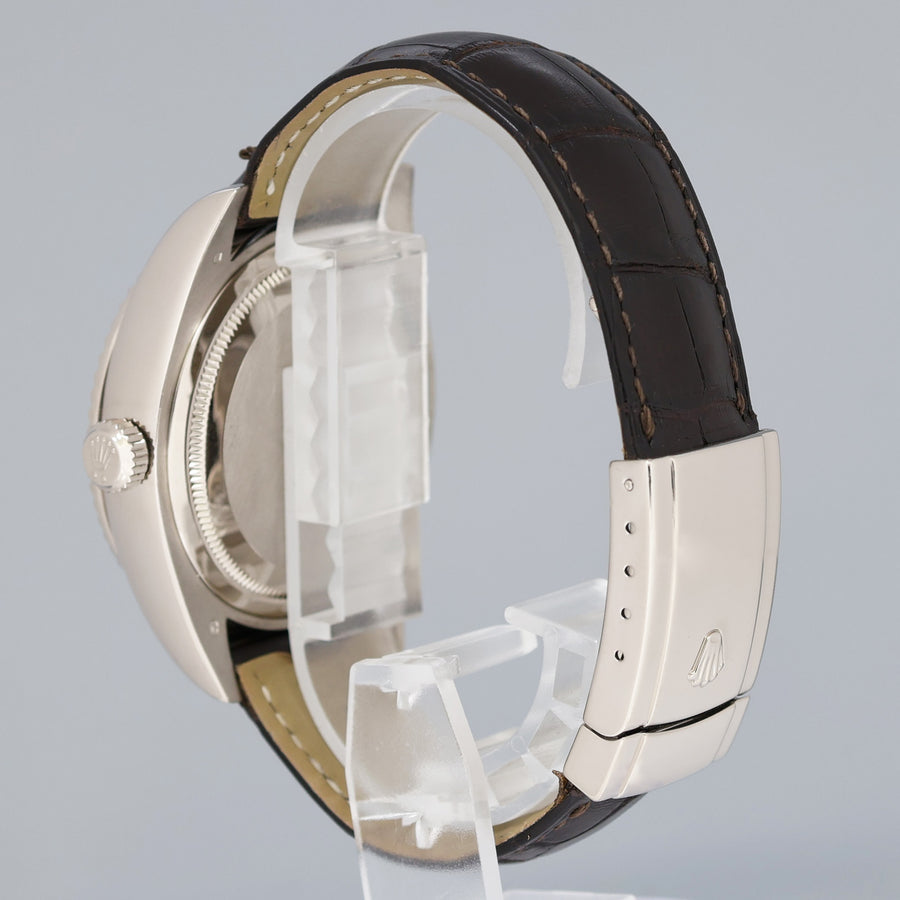 MINT Rolex Sky-Dweller White Gold 326139 42mm Black Watch Box