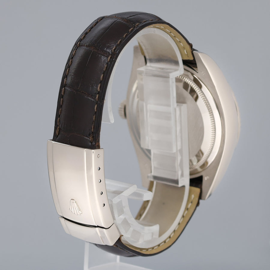 MINT Rolex Sky-Dweller White Gold 326139 42mm Black Watch Box