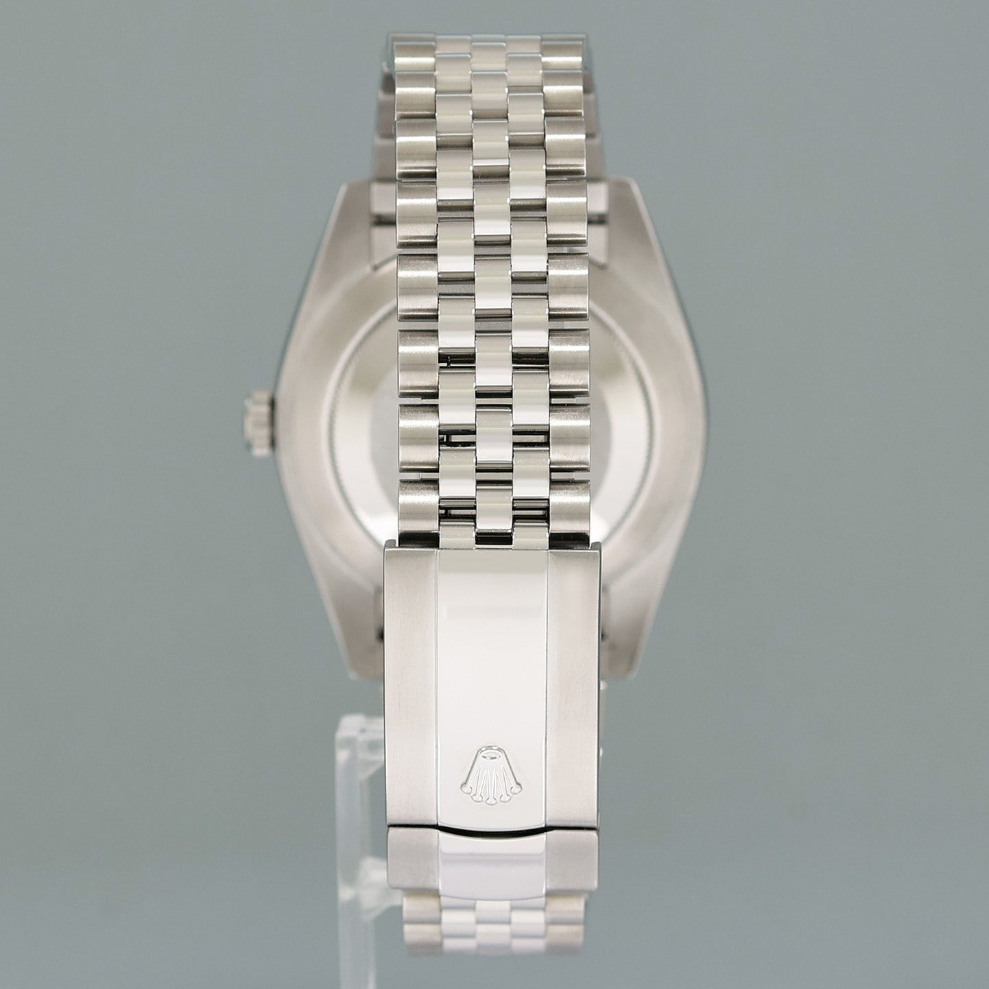2024 NEW Rolex DateJust 41 Blue Diamond Jubilee White Gold Fluted 126334 Watch Box