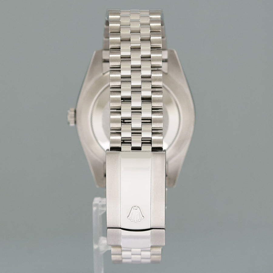 PAPERS MINT Rolex DateJust 41 Blue Diamond Jubilee Fluted 126334 Watch Box