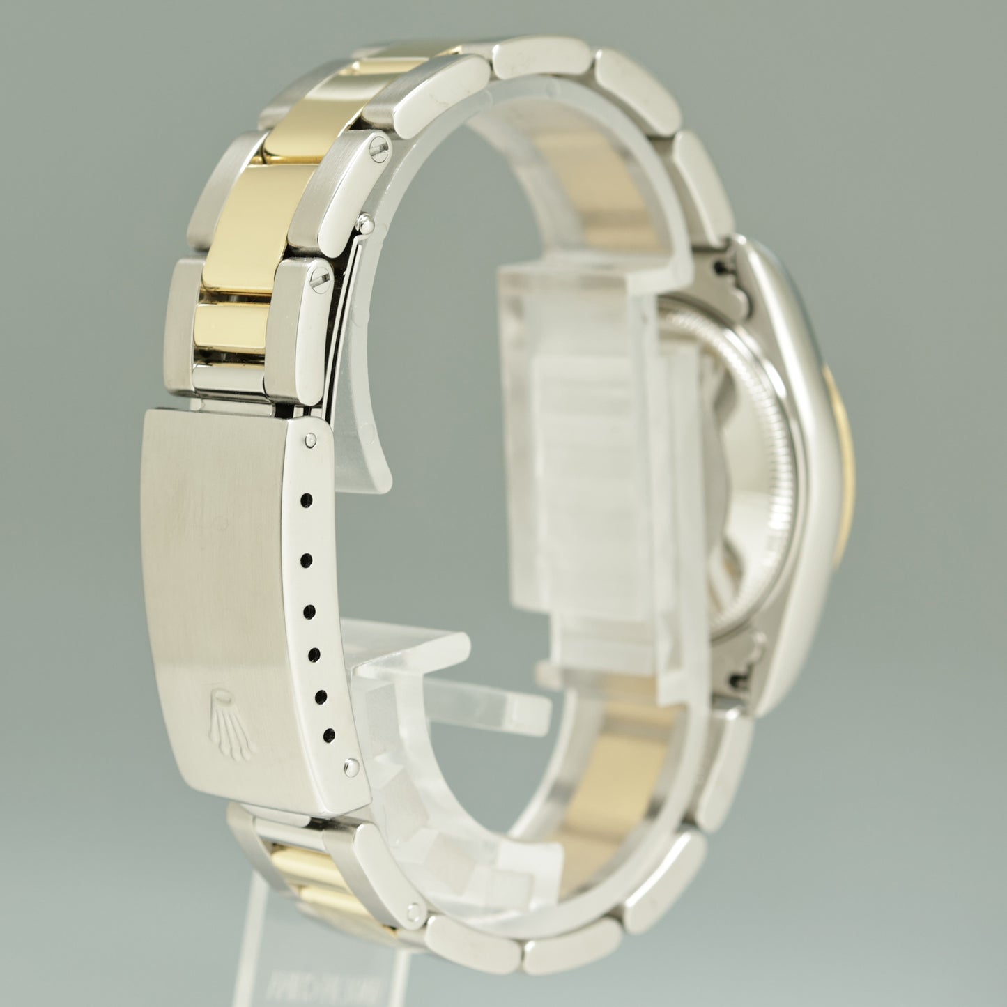 MINT Ladies Rolex 68273 Two Tone Yellow Gold Steel 31mm Pearl Diamond Oyster Watch