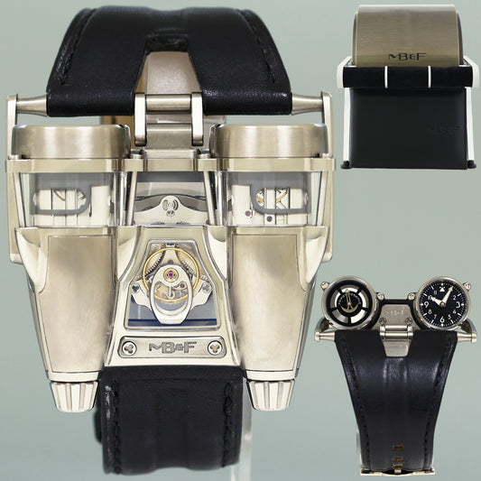 MINT PAPERS MB&F HM4 Final Edition 8 Pieces Thunderbolt Titanium Steel Aviator Watch