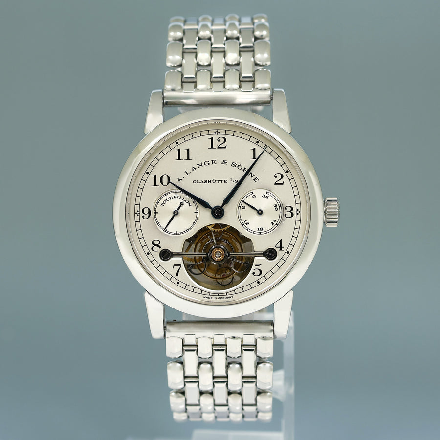 A. Lange & Söhne 751.005 Tourbillon Platinum 38mm Limited Edition Pour Le Merite Watch