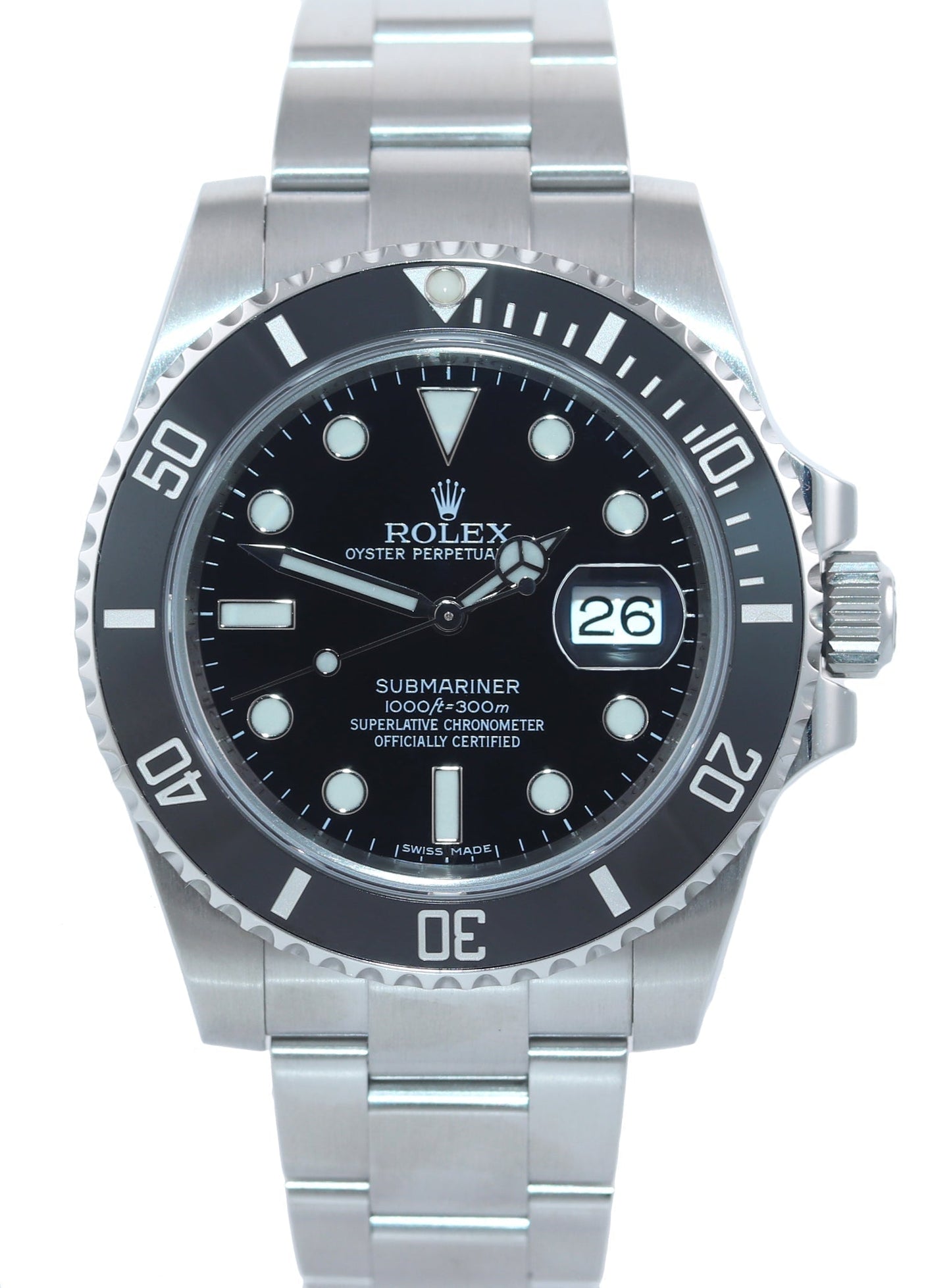 MINT 2019 Rolex Submariner Date 116610 Steel Black Ceramic Bezel 40mm Watch Box