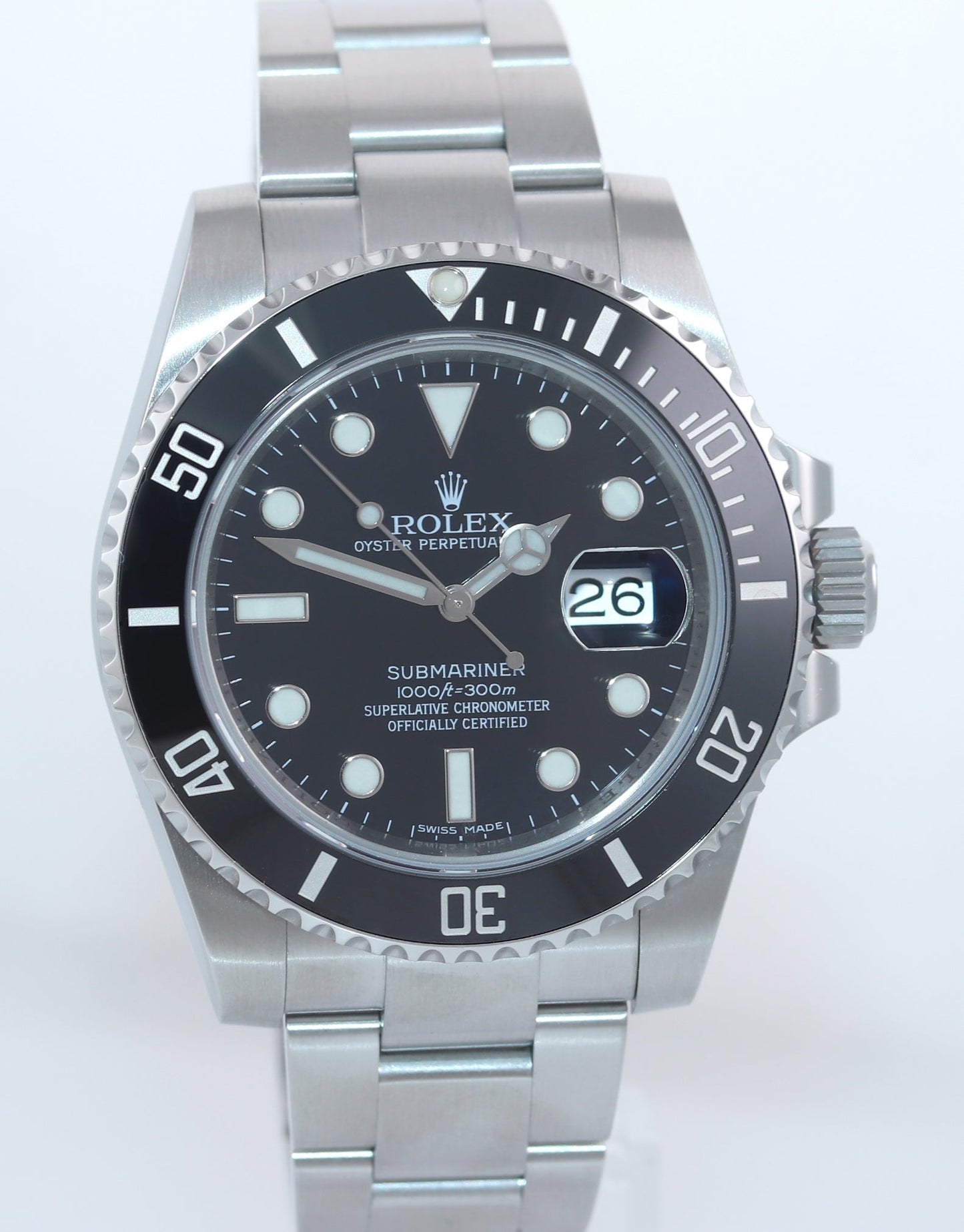 MINT 2019 Rolex Submariner Date 116610 Steel Black Ceramic Bezel 40mm Watch Box