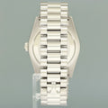 2007 MINT Rolex Platinum President 118206 Meteorite Diamond 36mm Day Date Watch Box