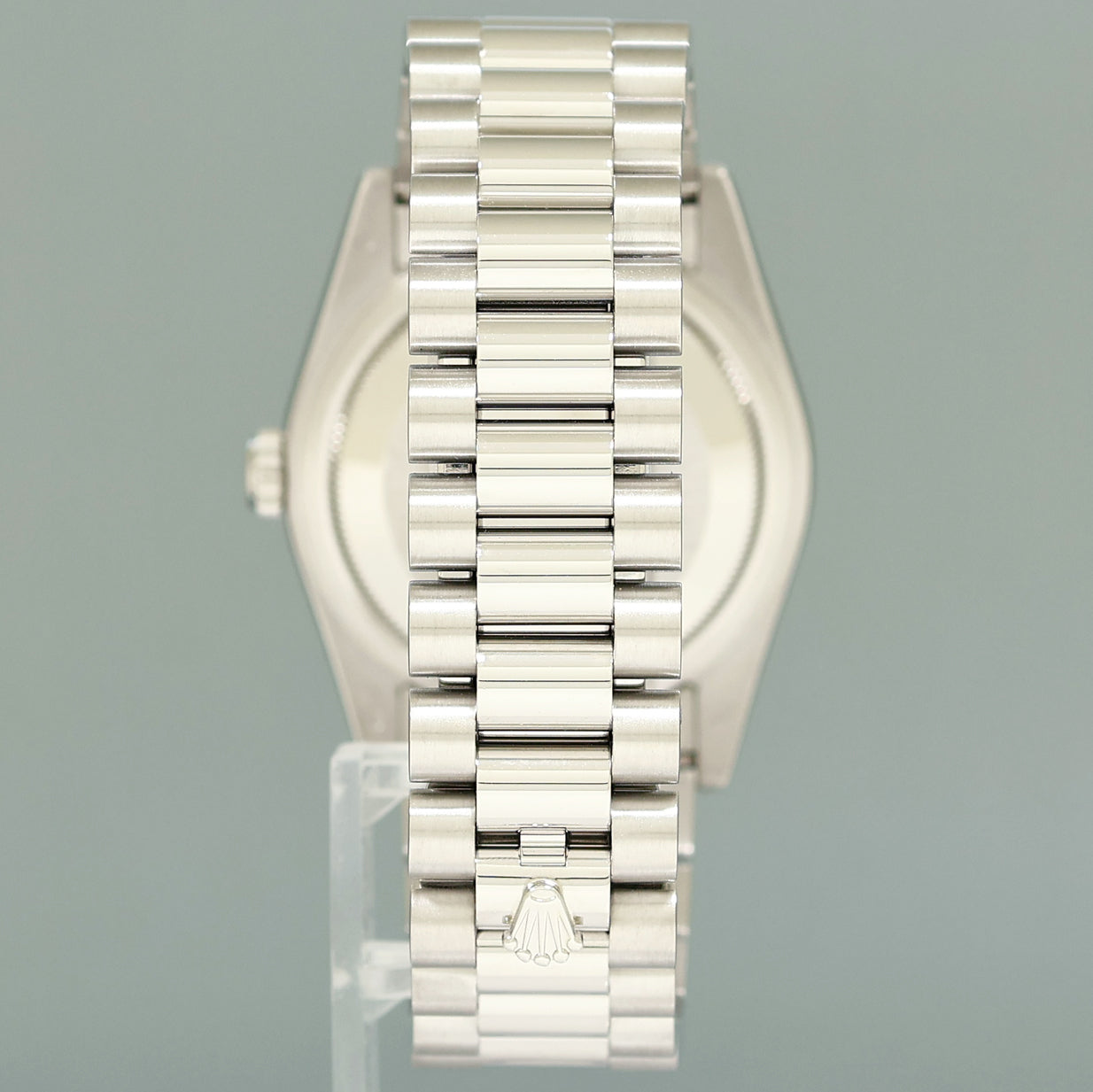 2007 MINT Rolex Platinum President 118206 Meteorite Diamond 36mm Day Date Watch Box
