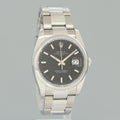 MINT Rolex Oyster 115200 Black Stick Oyster Perpetual Date 34mm Watch Box