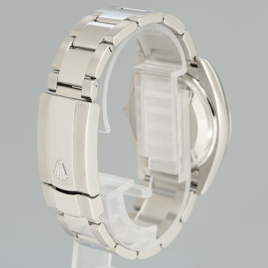 MINT Rolex Oyster 115200 Black Stick Oyster Perpetual Date 34mm Watch Box