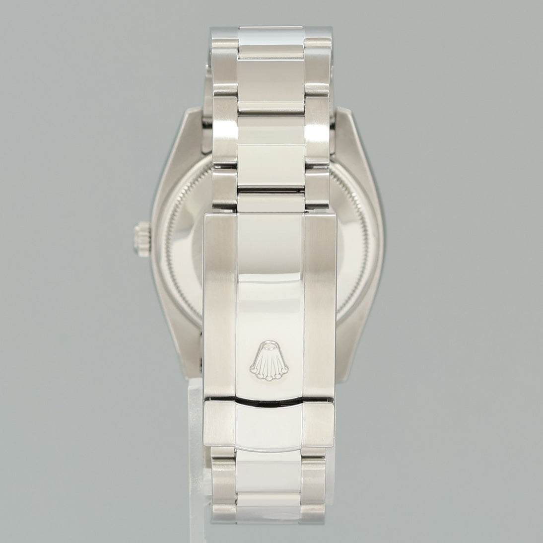 MINT Rolex Oyster 115200 Black Stick Oyster Perpetual Date 34mm Watch Box