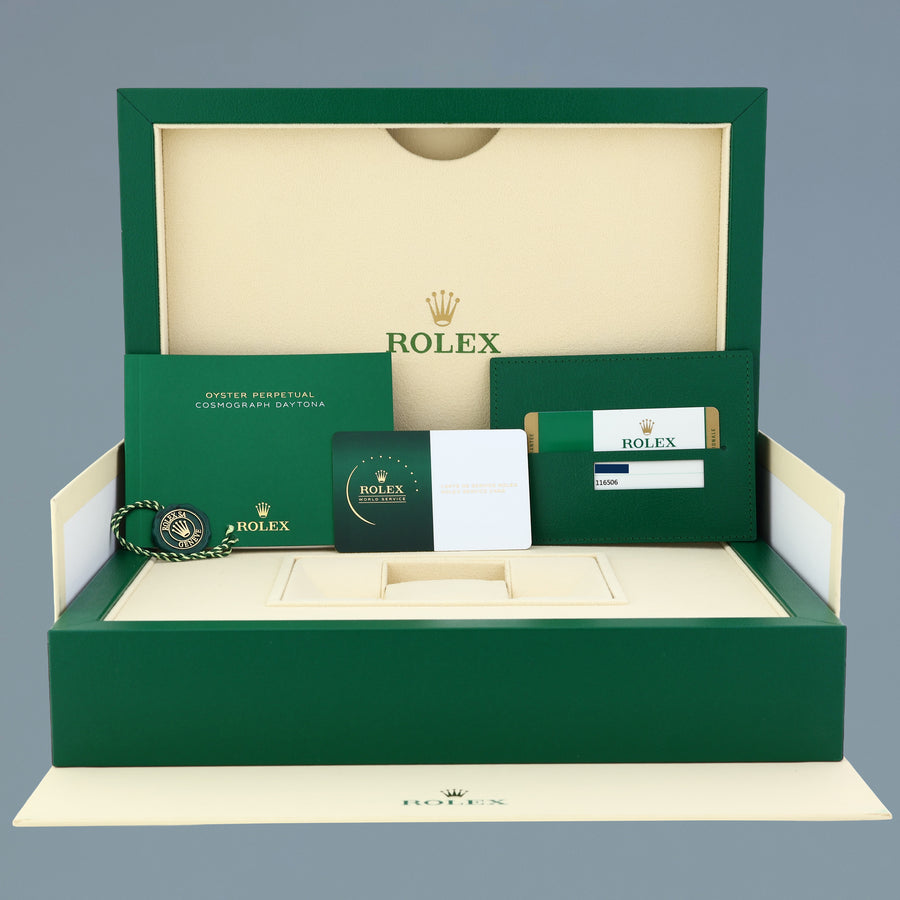 PAPERS 2025 RSC Rolex Daytona 116506 Platinum Glacier Ice Blue Ceramic Watch Box