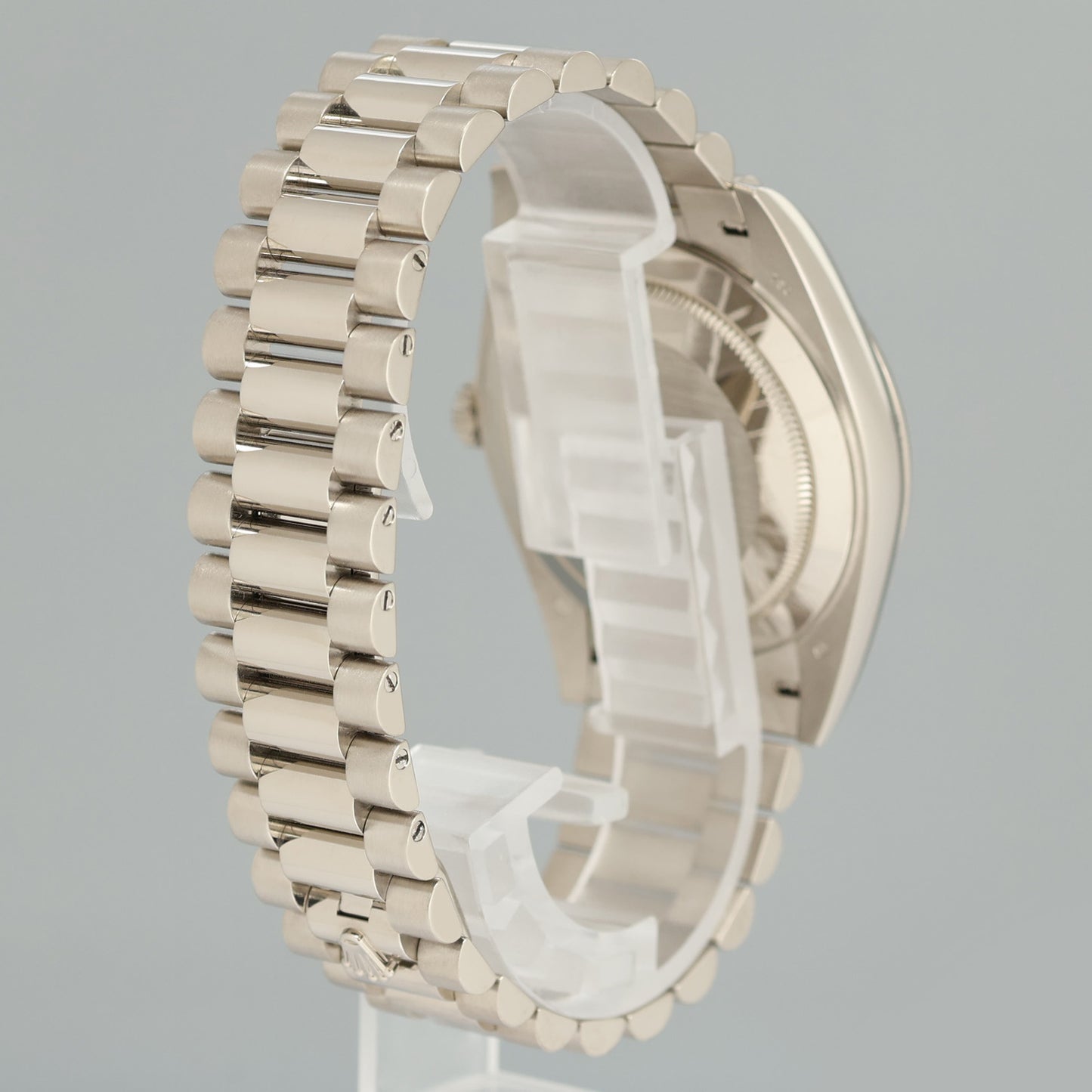 PAPERS MINT Rolex Day Date 40 White Gold President METEORITE 228239 Watch Box